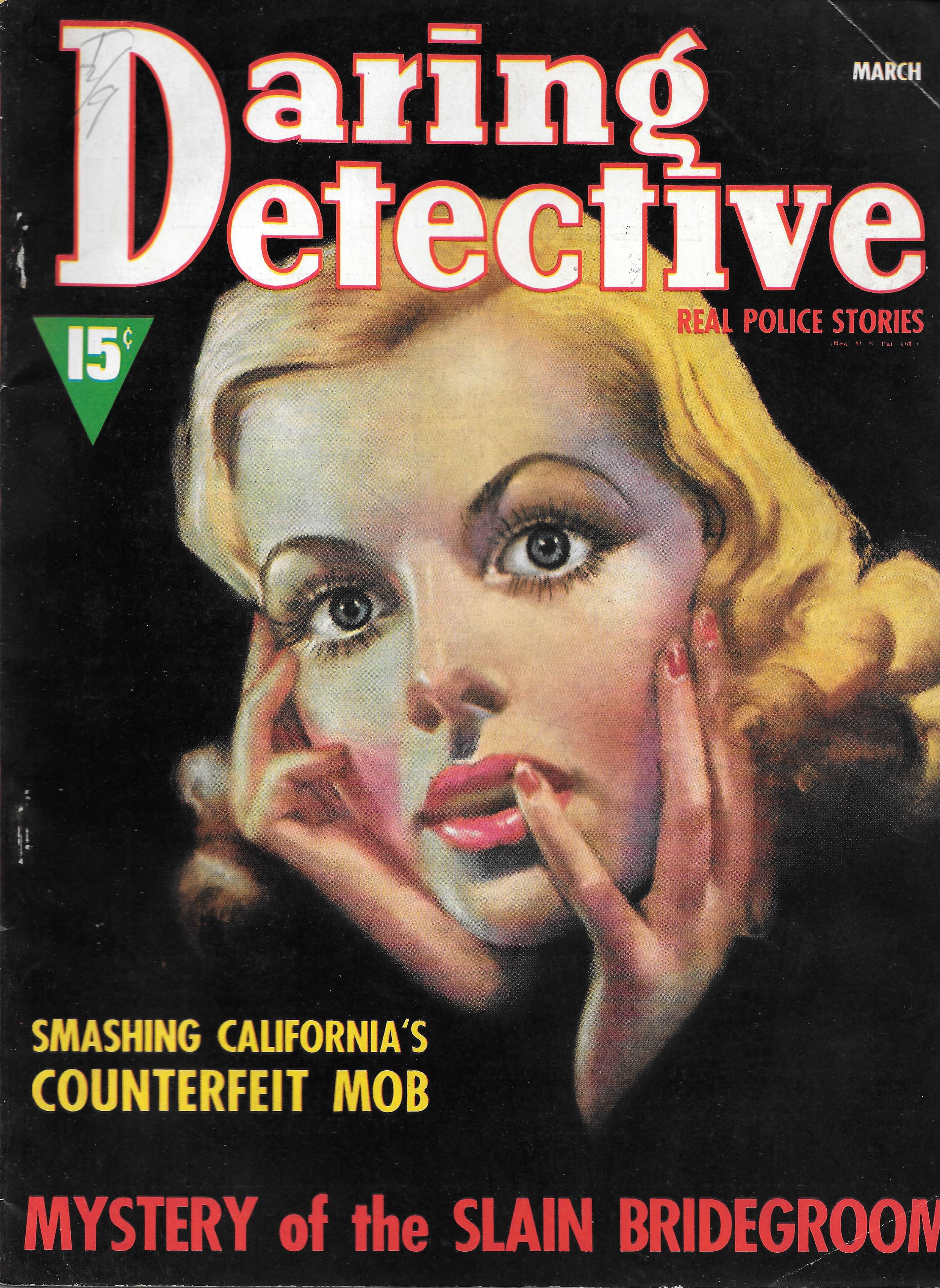 Daring Detective Us Magazine March Vintage Magazines