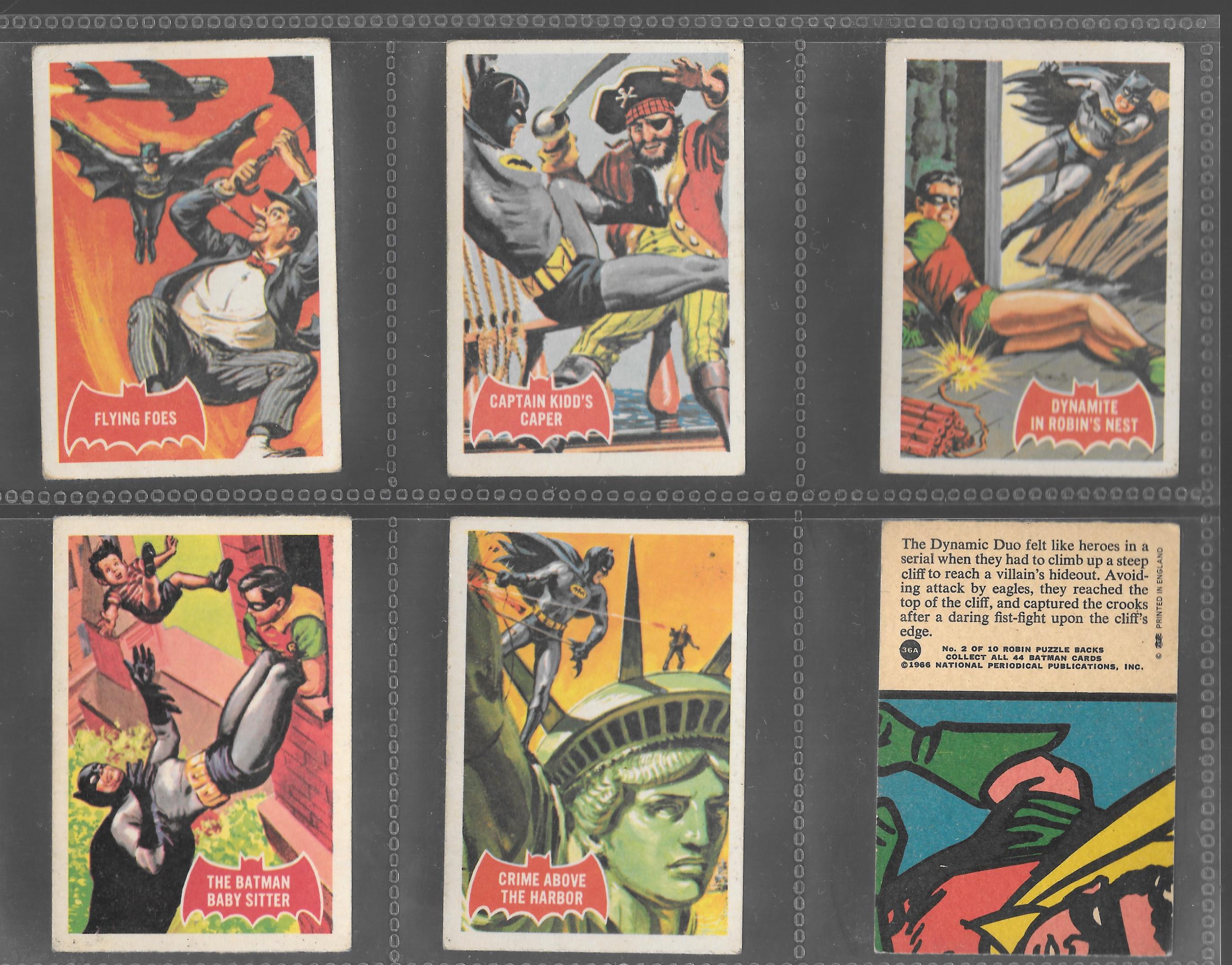 Riddlers Riddle Batman Cards issued by A&BC Gum in 1966....Pick your own 
