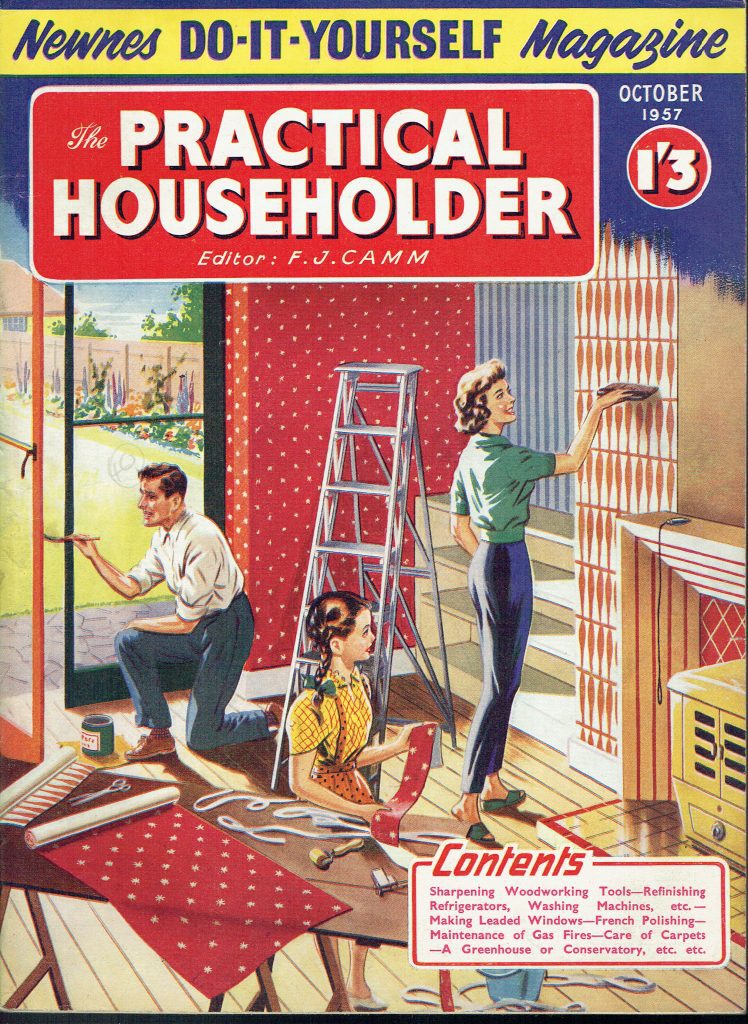 PRACTICAL HOUSEHOLDER UK MAGAZINE OCTOBER 1957 : Vintage 