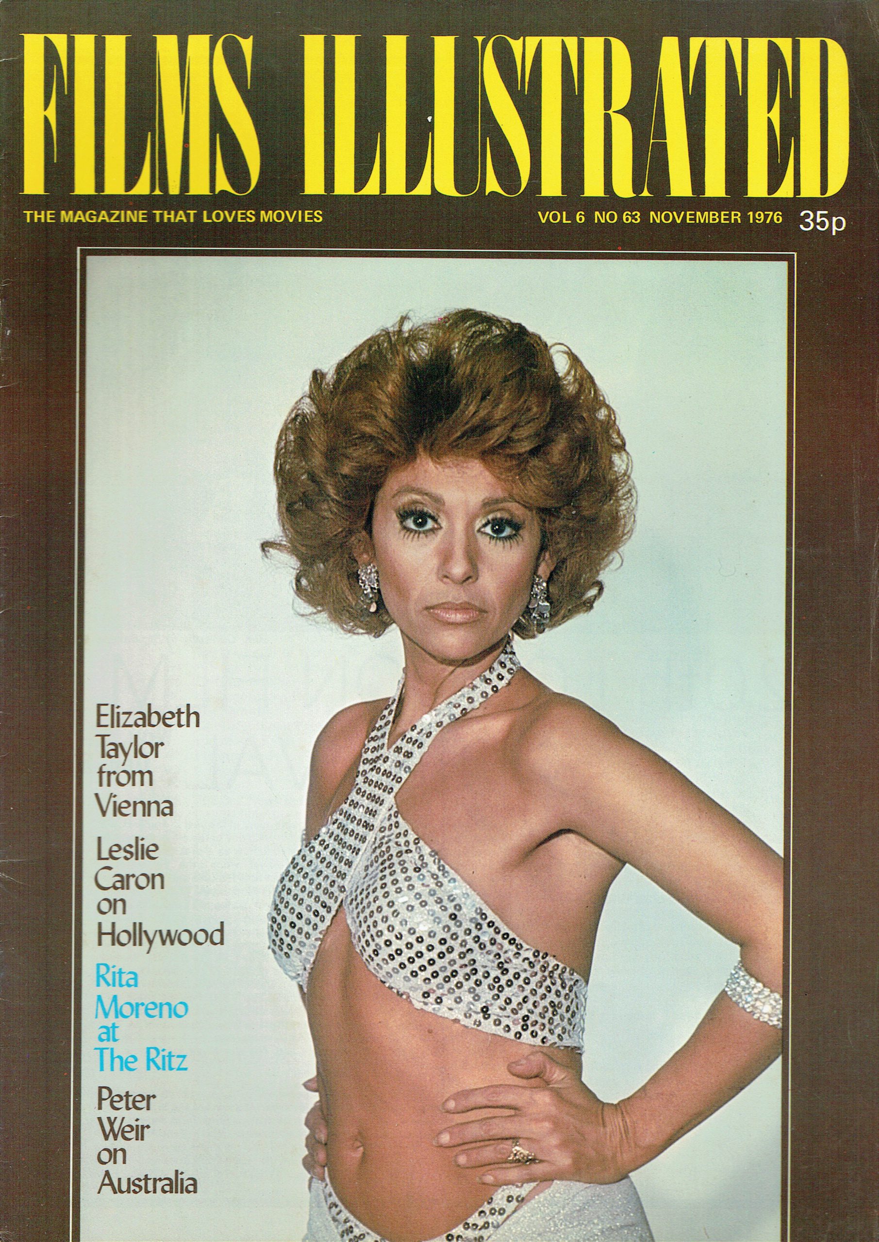 FILMS ILLUSTRATED UK MAGAZINE NOVEMBER 1976 LESLIE CARON Vintage and Modern  Magazines - Vintage Magazines