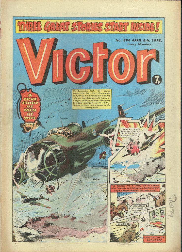 VICTOR Comic Date 10//09//1977 Issue 864 UK Paper Comic