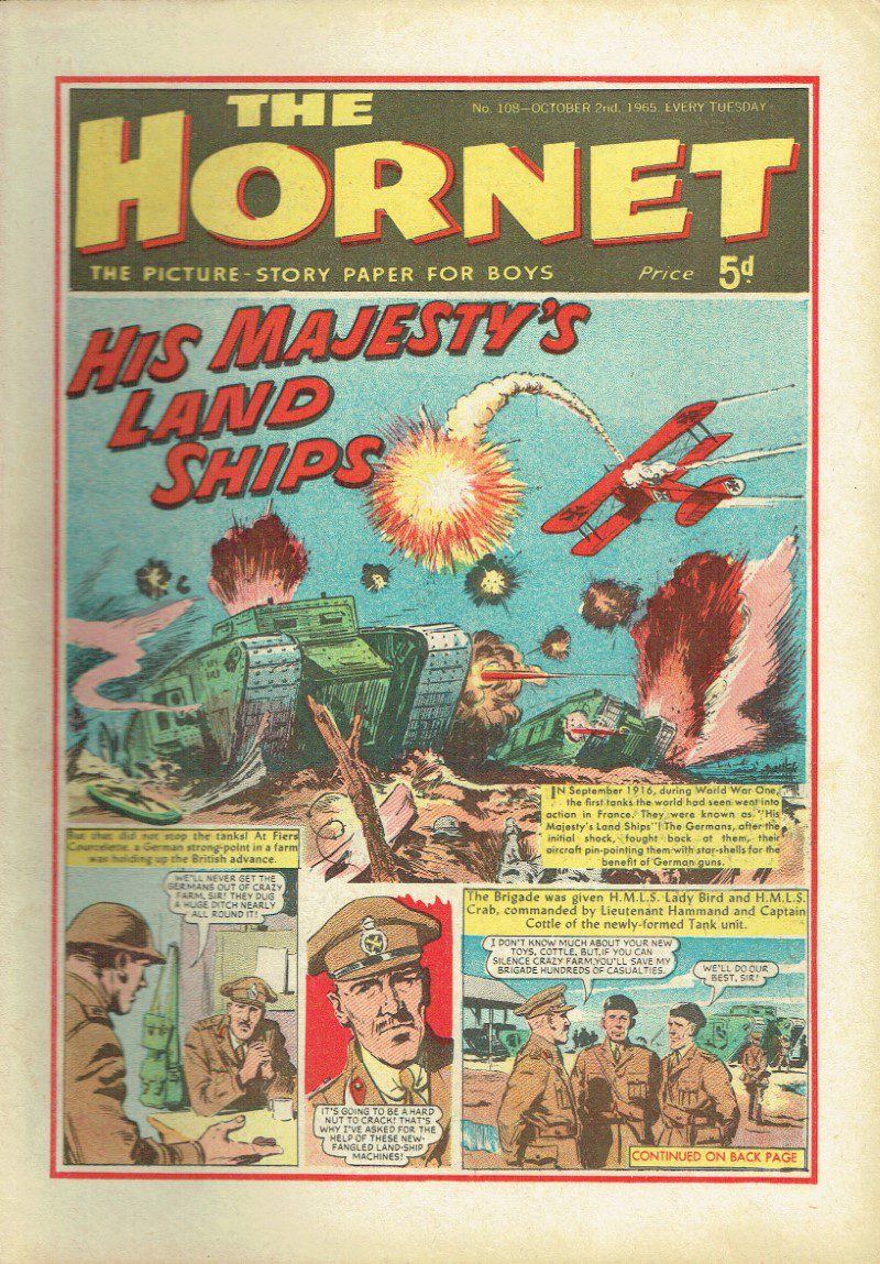 UK Paper Comic Issue 609 The HORNET Comic Date 10/05/1975 