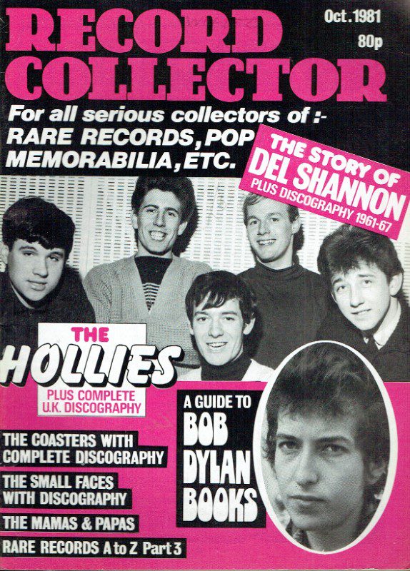 RECORD COLLECTOR UK MAGAZINE OCTOBER 1981 THE HOLLIES