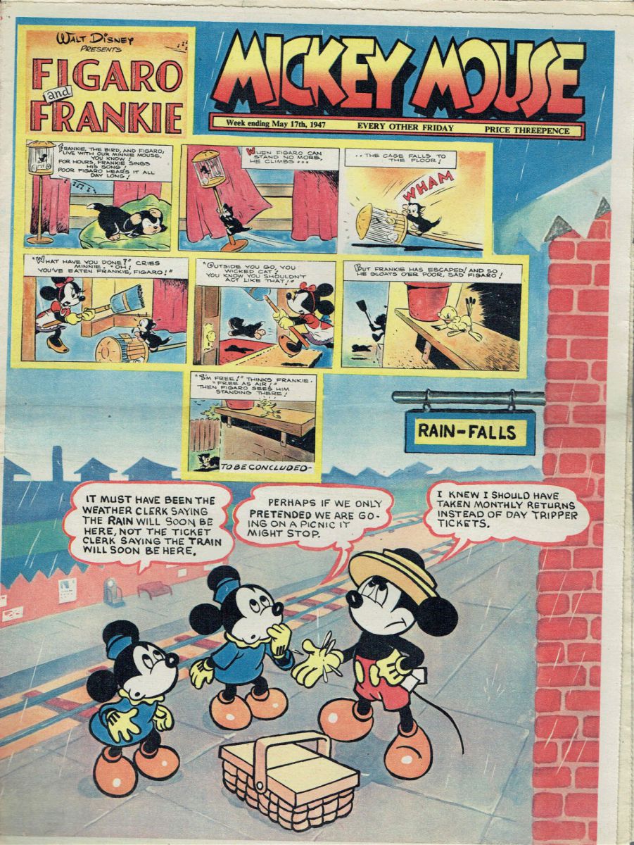 MICKEY MOUSE WEEKLY UK COMIC MAY 17TH 1947
