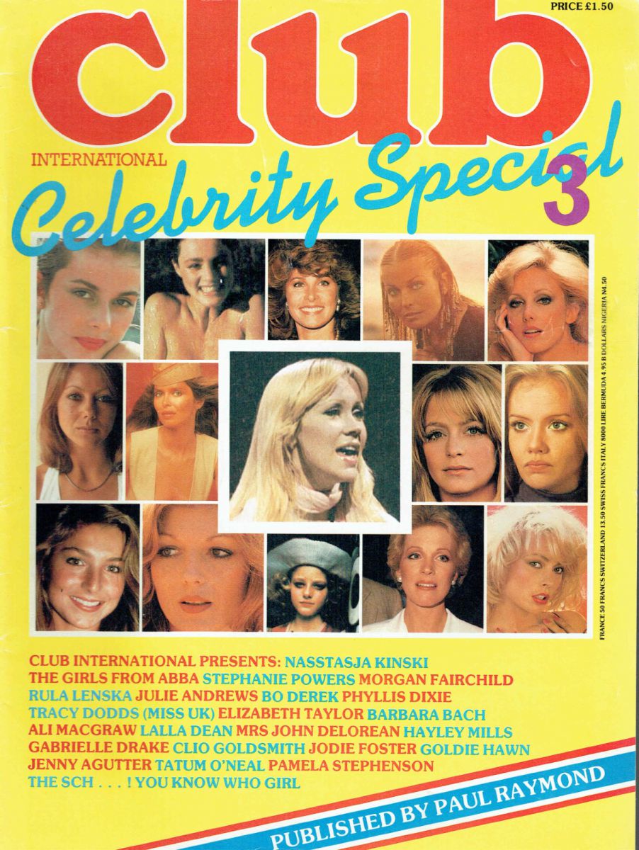 Club international UK magazine celebrity special no 3 1982 tilleys of sheff...